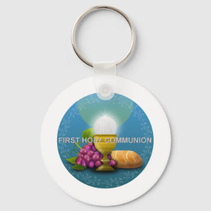 Llavero Primer cáliz y anfitrión de la Santa Comunión