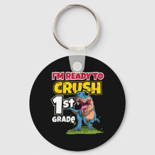 Llavero Primer Día De La Escuela Estoy Listo Para Aplastar