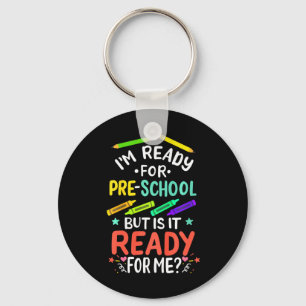 Llavero Primer día de la escuela preescolar
