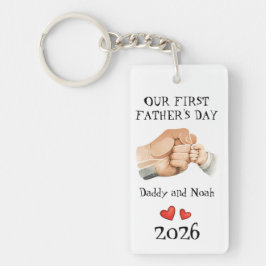 Llavero Primer Día del Padre Arte Emocional de Amor entre 