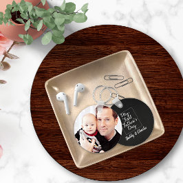 Llavero Primer Día del Padre Papi y yo Chalkboard