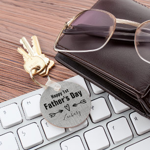 Llavero Primer Día del Padre Personalizado
