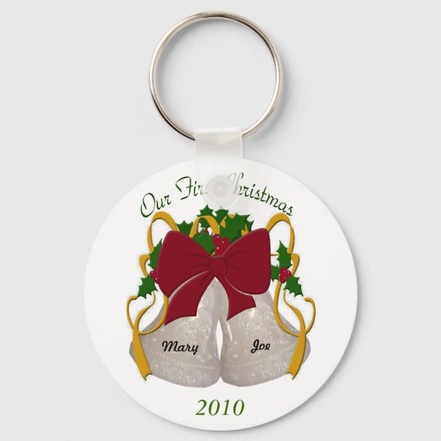 Llavero Primer Keychain del Boda de Navidad (Anverso)