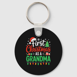 Llavero Primer Navidad como una abuela que coincide con la