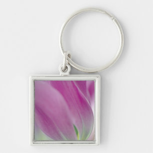 Llavero Primer plano del envés de la flor de tulipán, 2