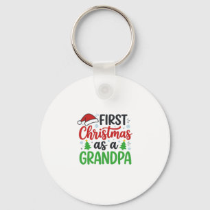 Llavero Primer sombrero de Santa del abuelo en Navidad
