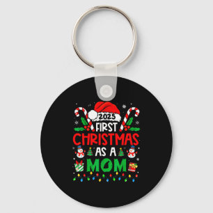 Llavero Primera Navidad como Mamá Familia Combinando Nueva