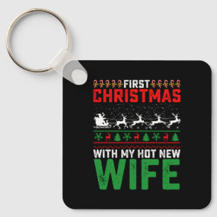 Llavero Primera Navidad Con Mi Caliente Nueva Esposa Famil