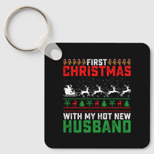 Llavero Primera Navidad Con Mi Nuevo Marido Caliente Feo