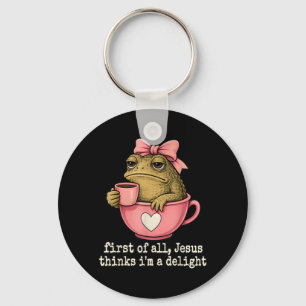 Llavero Primero Jesús Piensa Que Una Sapo Delicia Café Mem