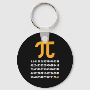 Llavero Primeros 100 Dígitos De Pi 67 Frikis Geeks Profeso