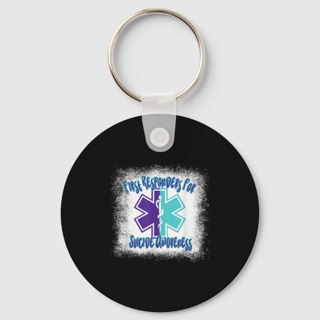 Llavero Primeros Respectivos Para Concienciar Sobre El Sui (Anverso)