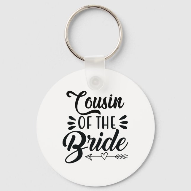 Llavero Primo Del Partido De La Boda De Novia (Anverso)