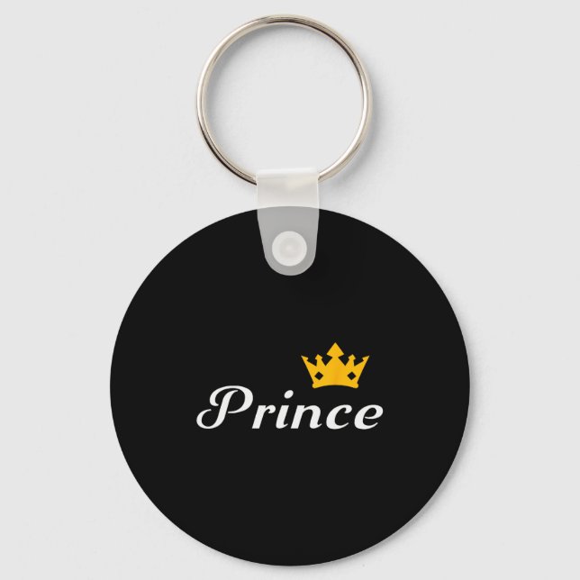 Llavero Prince Boys Men Family Matching Valentines Day  (Anverso)