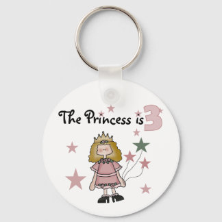 Llavero Princesa 3 camisetas de cumpleaños y regalos