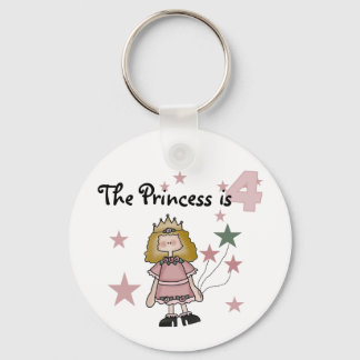 Llavero Princesa 4 camisetas de cumpleaños y regalos