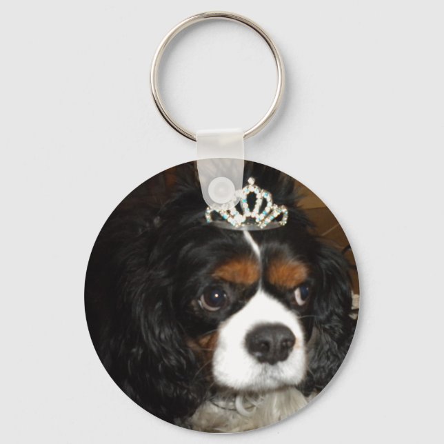 Llavero princesa cavalier king charles (Anverso)