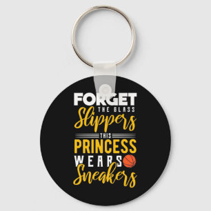 Llavero Princesa de baloncesto lleva zapatillas
