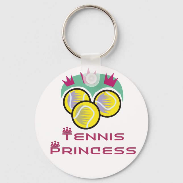 Llavero Princesa de Chick de Tennis (Anverso)