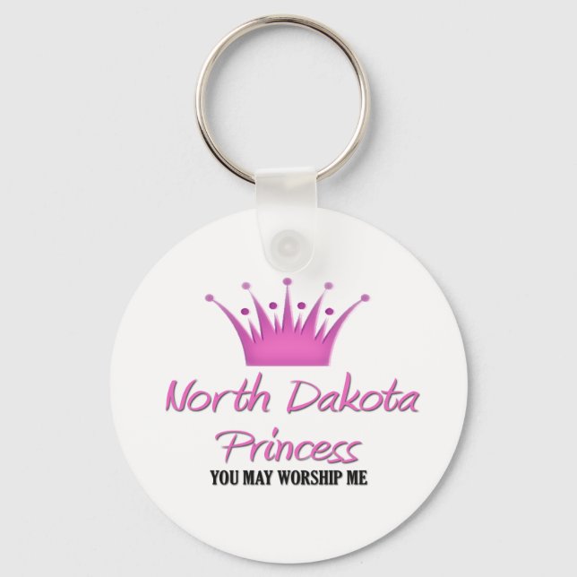 Llavero Princesa de Dakota del Norte (Anverso)