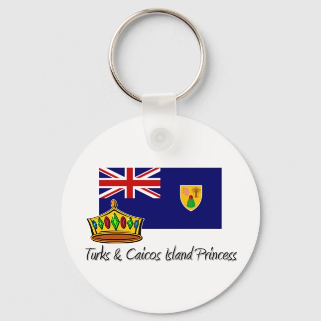 Llavero Princesa de las Islas Turcas y Caicos (Anverso)