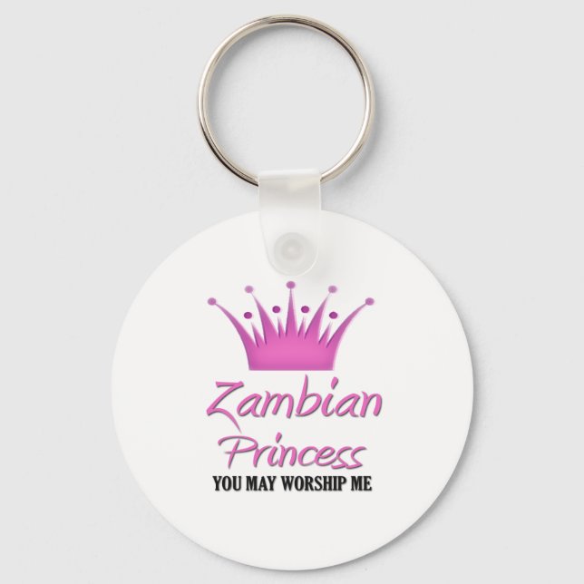 Llavero Princesa de Zambia (Anverso)