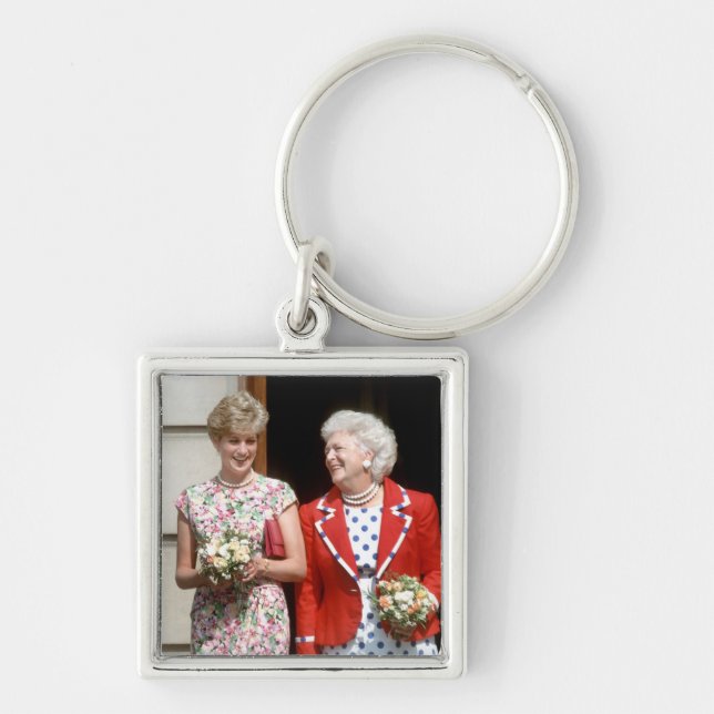Llavero Princesa Diana-Barbara Bush (Frente)