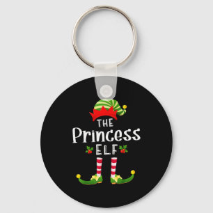 Llavero Princesa Elfo de Navidad Pijama Igual Partido de N