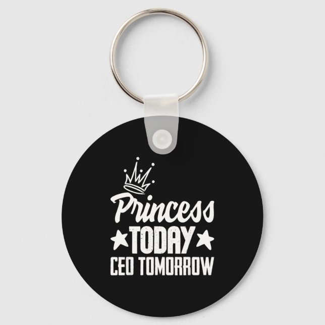 Llavero Princesa hoy CEO mañana empoderando chica jefa (Anverso)