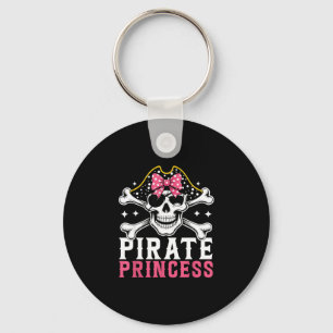 Llavero Princesa pirata divertida coqueta de lazo Hallowee