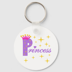 Llavero Princesa púrpura del texto
