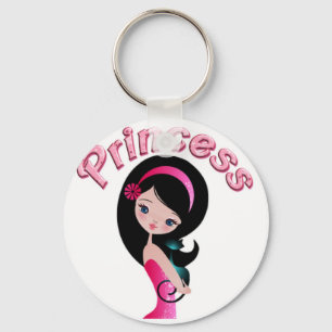 Llavero Princesa rosa Retro de Keychain