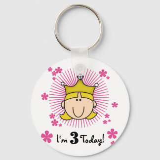 Llavero Princesa Rubia 3 camisetas de cumpleaños y regalos