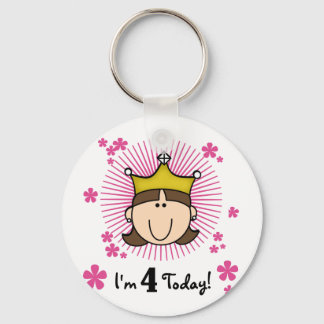 Llavero Princesas 4.ª camiseta y regalo de cumpleaños