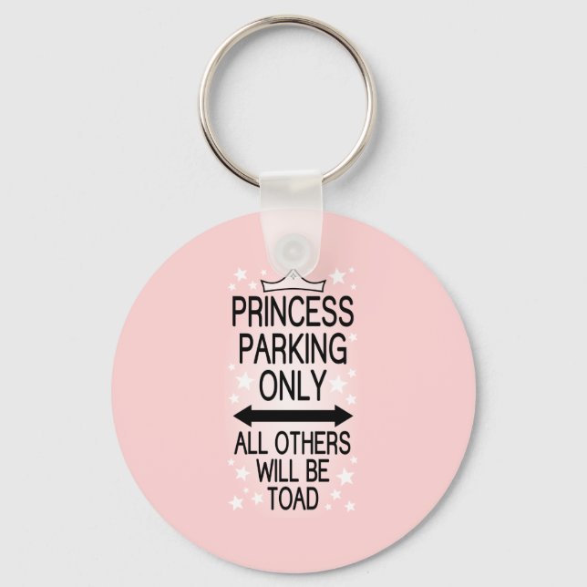 Llavero Princess Parking Only (Anverso)
