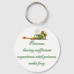 Llavero Princess Seeks Frog Keychain