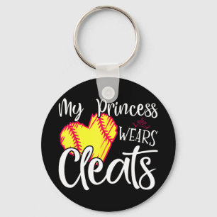 Llavero Princess Wears Limpia el equipo de béisbol de mamá