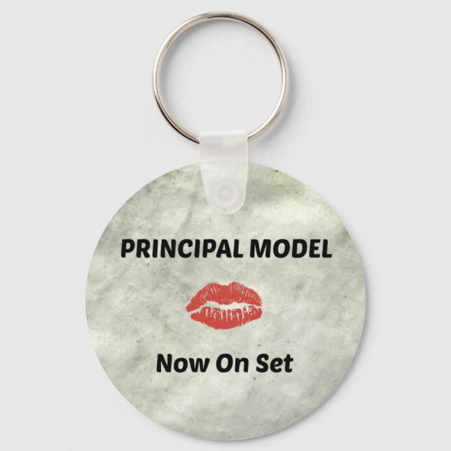 Llavero Principal cadena de claves de la actriz modelo (Anverso)