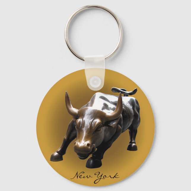 Llavero Principales monumentos de Nueva York en la cadena  (Anverso)