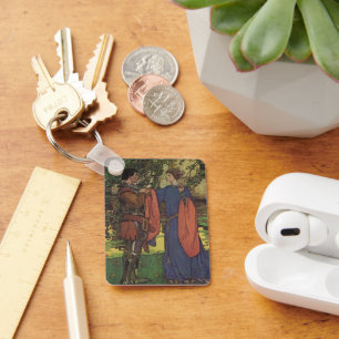 Llavero Príncipe Caballero Heroe Vintage Armadura Brillant