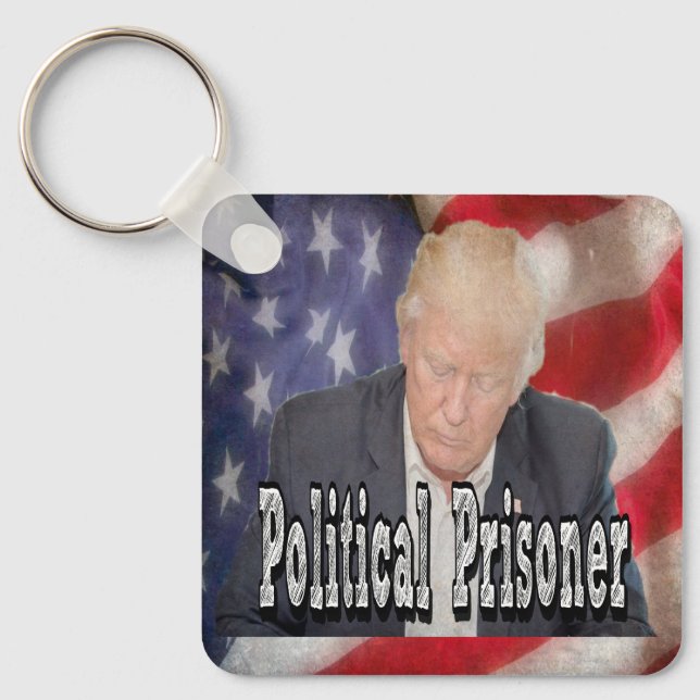 Llavero Prisionero político de Trump (Anverso)