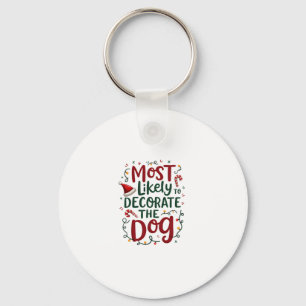 Llavero Probablemente los navidades decoran la familia de 