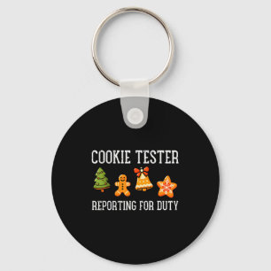 Llavero Probador de Galletas Deber Divertido Navidad Xmas
