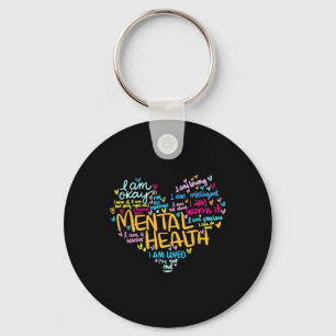 Llavero Problemas de salud mental Sensibilización de las m
