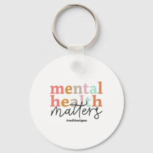 Llavero Problemas de salud Sensibilización Psicóloga Retro