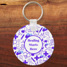 Llavero Profesional de atención médica personalizada