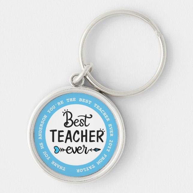 Llavero PROFESOR - Citas divertidas - Añadir nombre para p (Frente)