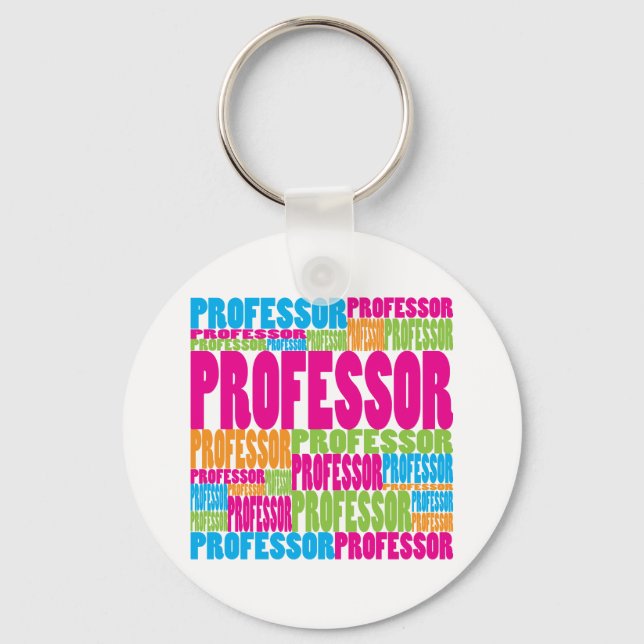 Llavero Profesor colorido (Anverso)