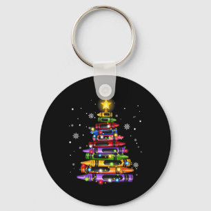 Llavero Profesor Crayon Árbol de Navidad enciende escuela