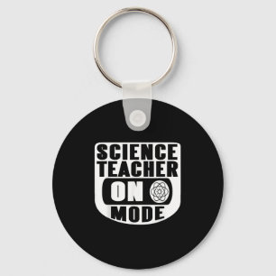 Llavero Profesor de Ciencias Divertido en Modo Activado co